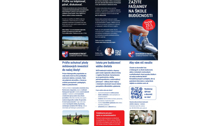  Fašiangový Deň otvorených dverí Strednej odbornej školy hotelových služieb a dopravy v Lučenci 22.01.2026