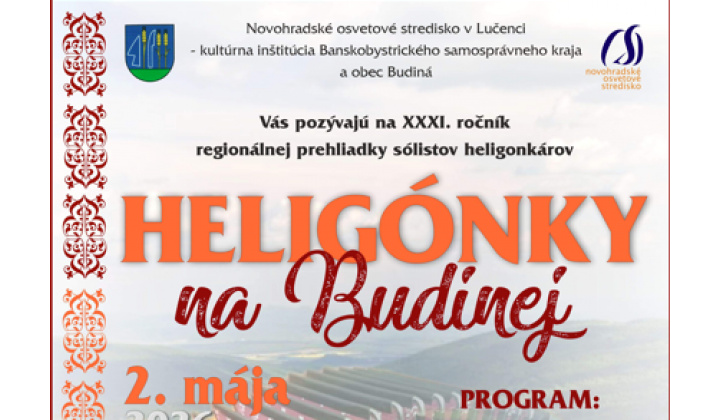  POZVÁNKA  -HELIGÓNKY NA BUDINEJ 2.máj 2026