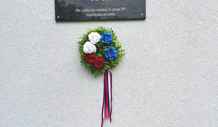 Odhalenie pamätnej tabuli pri príležitosti Oslobodenia obce 10.05.2025