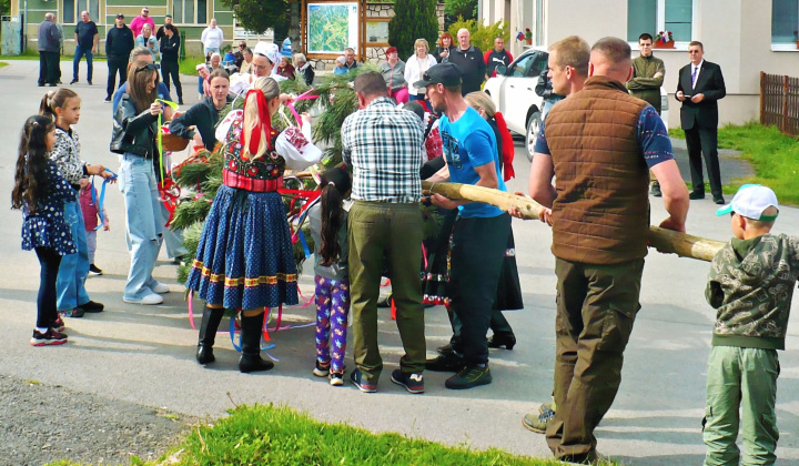 Tradičné stavanie mája 10.05.2025
