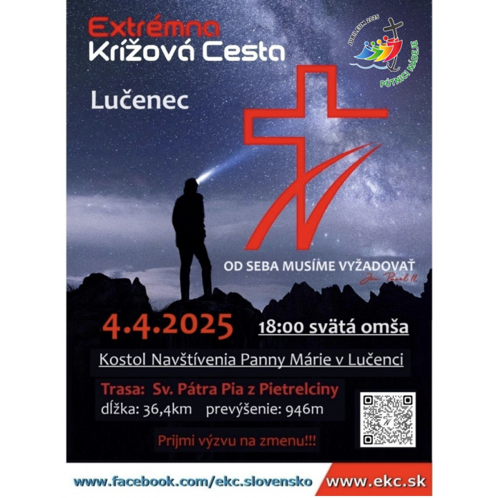 Extrémna Krížová Cesta Lučenec 04.04.2025