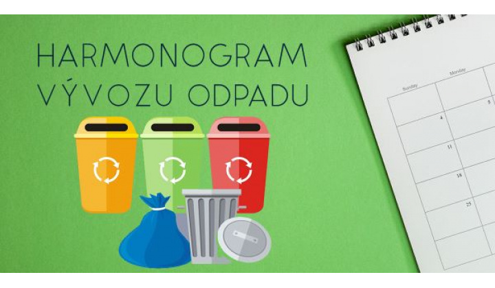 Harmonogram vývozu komunálneho odpadu a triedeného odpadu v obci Lehôtka na rok 2026