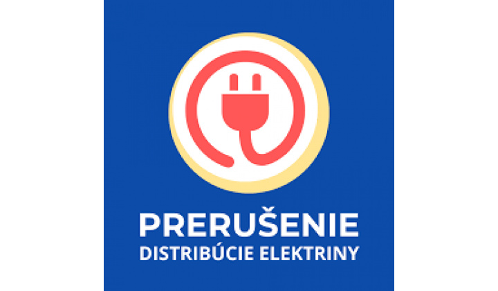 Oznámenie o prerušení distribúcie elektriny v obci 29.04.2026 v čase 8.30 hod. - 16.30 hod.