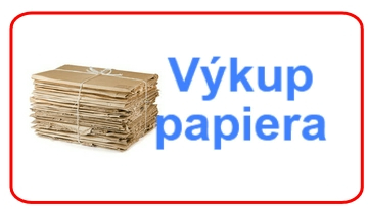 Výkup papiera a oleja v obci 13.06.2024 od 15.30 h.-17.00 hod.