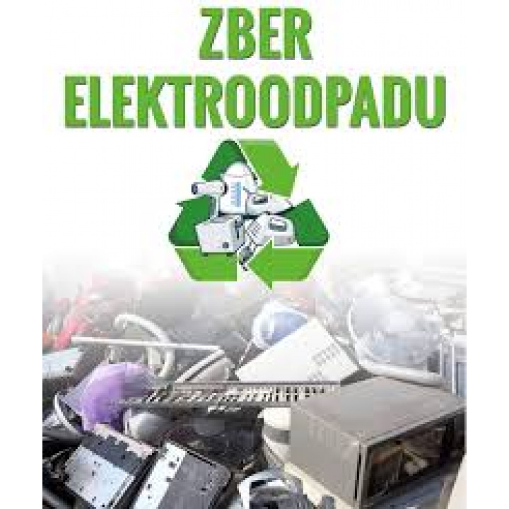 Zber elektroodpadu 04.júna 2025 /streda/